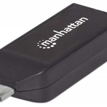 Lector de Tarjetas SD Manhattan USB 2.0 OTG Compatible con MicroSD/SDHC/SDXC Modelo 406222