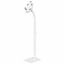 Soporte de Piso Manhattan 406345 - 7.9" a 11" - Antirrobo - Para Tablet - Blanco - 406345