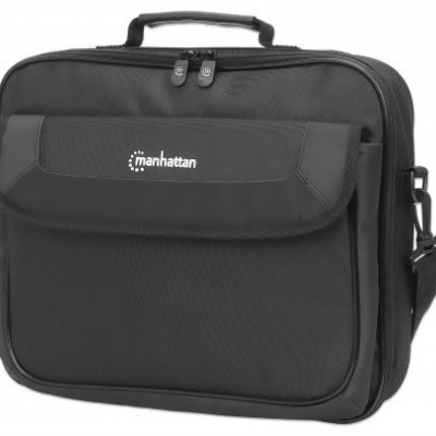 Maletín Manhattan Cambridge Clamshell - 14.1" - Negro - 439985