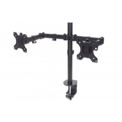 Soporte para Monitores Manhattan 461528 - Universal - Hasta 8 Kg - VESA 75 x 75mm - Negro - 461528