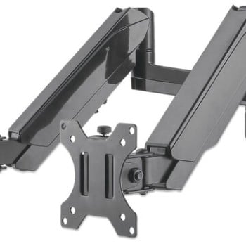 Soporte Manhattan para 2 Monitores 17-32 Pulgadas con Pistón de Gas Modelo 461627