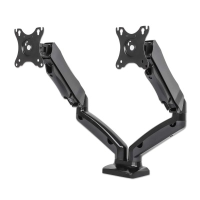 Soporte de Escritorio Manhattan 462310 - 13" a 27" - Soporta 6.5Kg - Para 2 Monitores - Articulado - 462310
