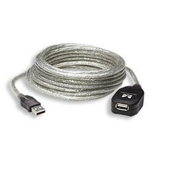 Cable Extensión Activa USB 2.0 Manhattan - 4.9mts - 519779