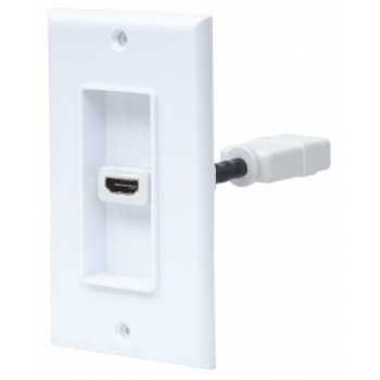 Tapa Manhattan 771719 - 1 Puerto HDMI - Blanco - 771719