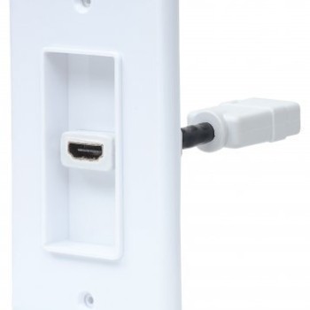 Tapa de Pared Manhattan 1 Puerto HDMI Blanco Modelo 771719 Tapa de Pared Manhattan 1 Puerto HDMI Blanco Modelo 771719