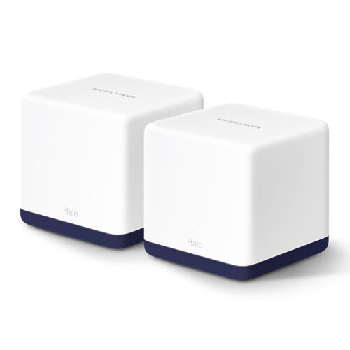 Sistema Wi-Fi Mesh MERCUSYS Halo H50G Doble Banda 600/1300Mbps - 2 Piezas Sistema Wi-Fi Mesh MERCUSYS Halo H50G Doble Banda 600/1300Mbps - 2 Piezas