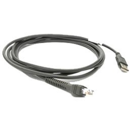 Cable Zebra Technologies - USB-A - Para DS9808 - CBA-U01-S07ZAR