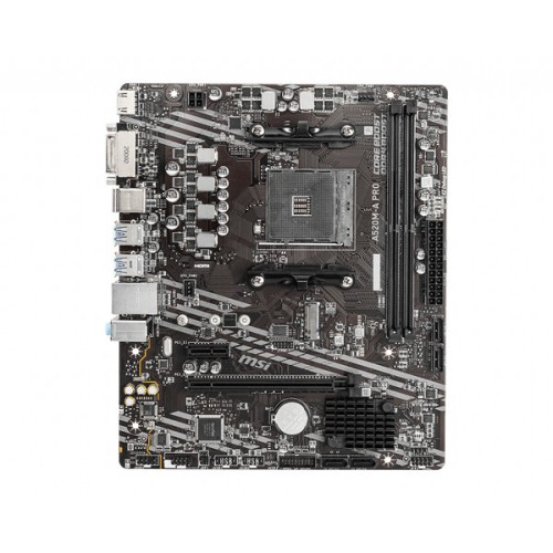 Tarjeta Madre MSI A520M-A PRO Socket AM4 Micro ATX DDR4 3200MHz Tarjeta Madre MSI A520M-A PRO Socket AM4 Micro ATX DDR4 3200MHz