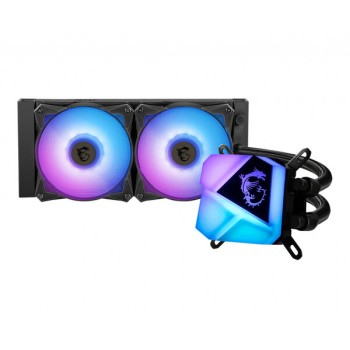 Enfriamiento Líquido MSI MAG CORELIQUID C240 - 2 Ventiladores - 2000 RPM - ARGB - MAG CORELIQUID C240