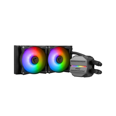 Enfriamiento Líquido MSI MAG CORELIQUID M240 - 2x Ventiladores - 3100RPM - RGB - MAG CORELIQUID M240