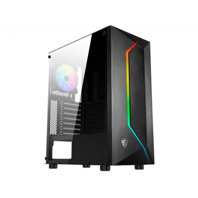 Gabinete Gamer MSI MAG VAMPIRIC 100R - Media Torre - ATX/Micro-ATX/Mini-ITX - 2x Ventilador - Panel Lateral - MAG VAMPIRIC 100R