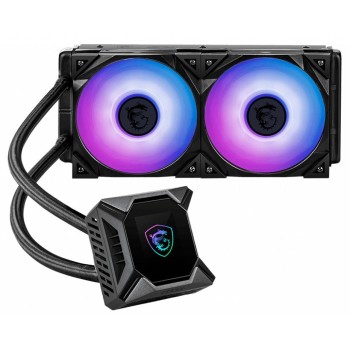 Enfriamiento Líquido MSI MPG CORELIQUID K240 V2 - 2 Ventiladores - 2500 RPM - RGB - MPG CORELIQUID K240 V2