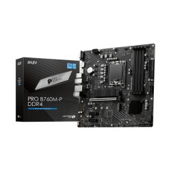 Tarjeta Madre MSI PRO B760M-P DDR4 Micro ATX Socket LGA 1700