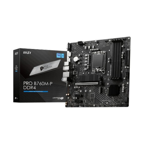 Tarjeta Madre MSI PRO B760M-P DDR4 Micro ATX Socket LGA 1700