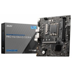 Tarjeta Madre MSI PRO H610M-G DDR4 Socket LGA 1700 Micro ATX