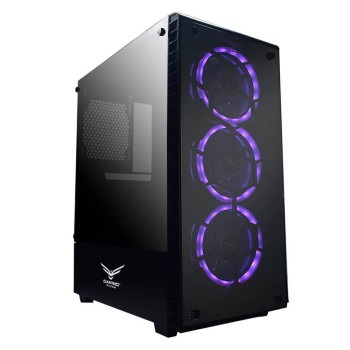 Gabinete Gamer Naceb Hydra - ATX - 3x Ventilador Frontal - Panel Lateral - RGB - NA-0602