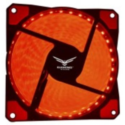 Ventilador Naceb NA-0919 33 LED - 12V - 1200 RPM - Rojo - NA-0919R