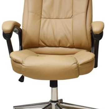 Silla de Oficina Naceb NA-0930C Reclinable 45° - Acolchada - Hasta 120kg - Color Café
