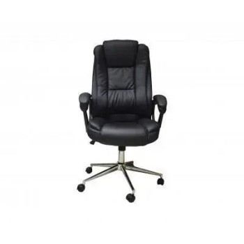 Silla de Oficina Naceb NA-0930N - Reclinable 45° - Hasta 120kg - Negro  - NA-0930N