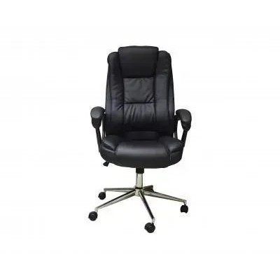 Silla de Oficina Naceb NA-0930N - Reclinable 45° - Hasta 120kg - Negro  - NA-0930N