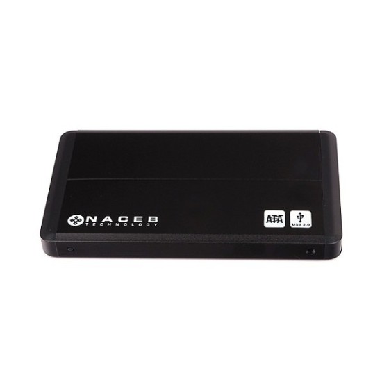 Gabinete Naceb - 2.5" - USB 2.0 - SATA - HDD - Negro - NA-280