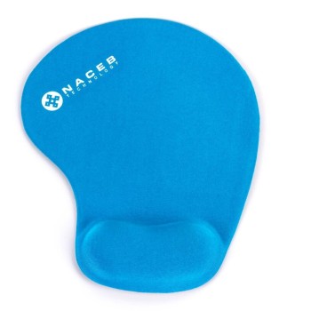 Mouse Pad Naceb con Gel Azul - Descansa Muñecas - Modelo NA-549AZ Mouse Pad Naceb con Gel Azul - Descansa Muñecas - Modelo NA-549AZ