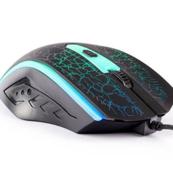 Mouse Gamer Naceb Alámbrico con 4 Botones y LED - Modelo NA-592NE