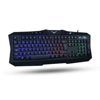 Teclado Gamer Naceb Technology - Alámbrico - Multimedia - Retroiluminación - NA-0912