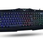 Teclado Gamer Naceb Technology - Alámbrico - Multimedia - Retroiluminación - NA-0912