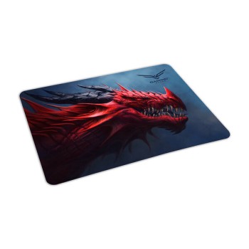 Mouse Pad Gamer Naceb Technology DragoX - 316x240mm - Azul con Rojo - NA-0945