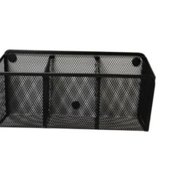 Organizador Nextep Malla Metálica Magnético 3 Apartados Negro NE-174M