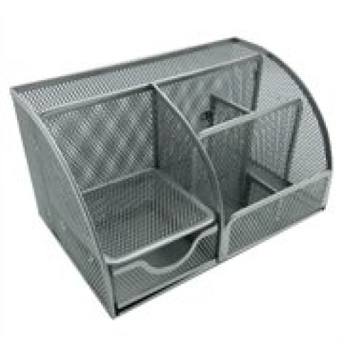 Organizador NEXTEP Malla Metálica 7 Secciones Color Plata Modelo NE-175P