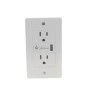 Contacto de Pared Inteligente Nextep NE-264D - 2 Contactos - 1 USB - Wi-Fi - Blanco - NE-264D