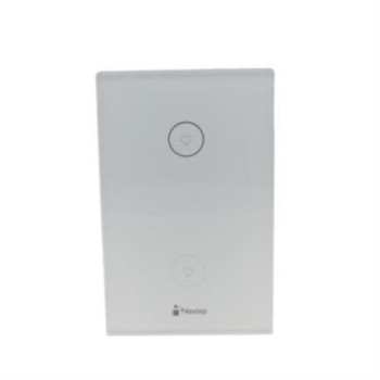 Interruptor Nextep NE-266D - Doble - Wi-Fi - Touch - Blanco - NE-266D