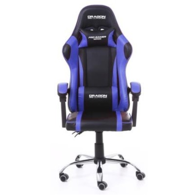 Silla Gamer Nextep Dragón XT Falkor - Soporta 150Kg - Negro con Azul - NE-462A