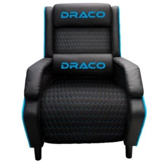 Sofá Gamer Nextep Dragon XT Draco - Reclinable - Negro con Azul - NE-488A