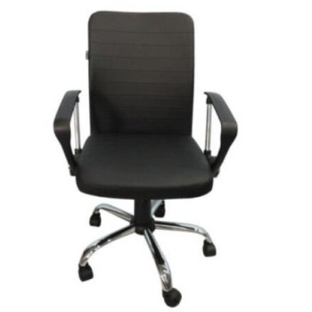 Silla de Oficina Nextep NE-650R Reclinable con Reposabrazos Negro