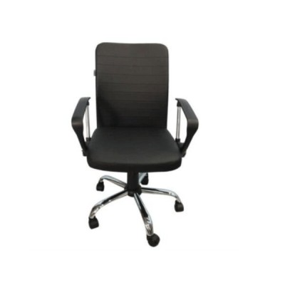 Silla de Oficina Nextep NE-650R - Reclinable - Con Descansabrazos - Negro - NE-650R