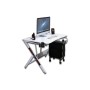 Escritorio para Computadora Nextep - Base Metálica - Blanco - NE-654B