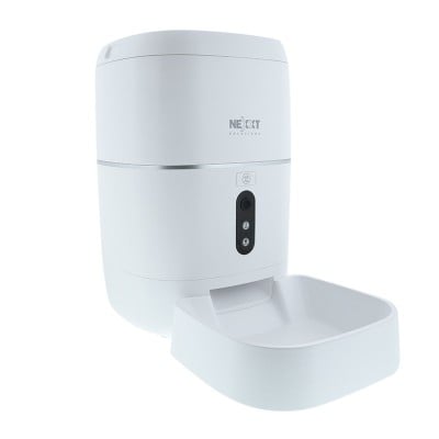 Dispensador Inteligente de Alimento Nexxt NHA-P610 - Wi-Fi - Cámara Integrada - Para Mascotas - NHA-P610