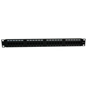 Panel de Parcheo Nexxt Cat5e 24 Puertos para Redes Ethernet - Modelo AW190NXT06