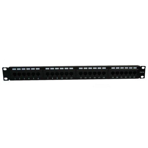Panel de Parcheo Nexxt Cat5e 24 Puertos para Redes Ethernet - Modelo AW190NXT06