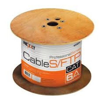 Bobina Nexxt - Cat6a - 305M - 23 AWG - Gris - NAB-UTP6AGR