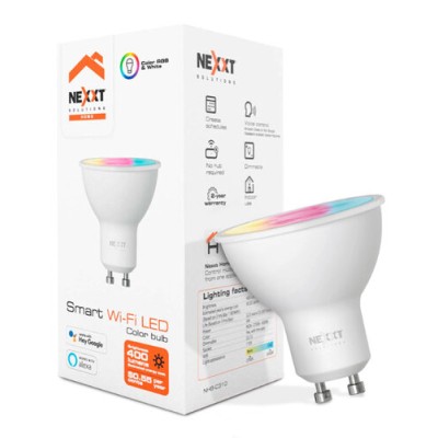 Bombilla Inteligente Nexxt NHB-C310 - Plástico - 400 Lúmenes - LED - Wi-Fi - 4 Watts - NHB-C310