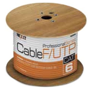 Bobina de Cable Nexxt Cat6 305M 23 AWG Negro PCGUCC6FTBK