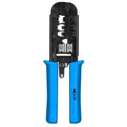 Pinza Ponchadora NEXXT para Conectores RJ-11, RJ-12 y RJ-45 - Modelo PTKCTR3RTST3S