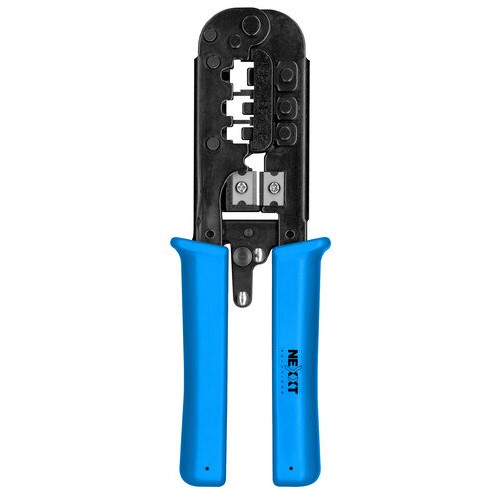 Pinza Ponchadora NEXXT para Conectores RJ-11, RJ-12 y RJ-45 - Modelo PTKCTR3RTST3S