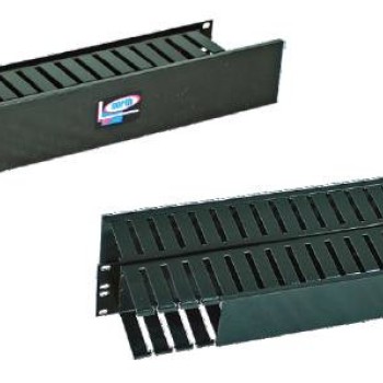 Organizador de Cables North System 19 Pulgadas 1U Horizontal Modelo NORTH105-BKL