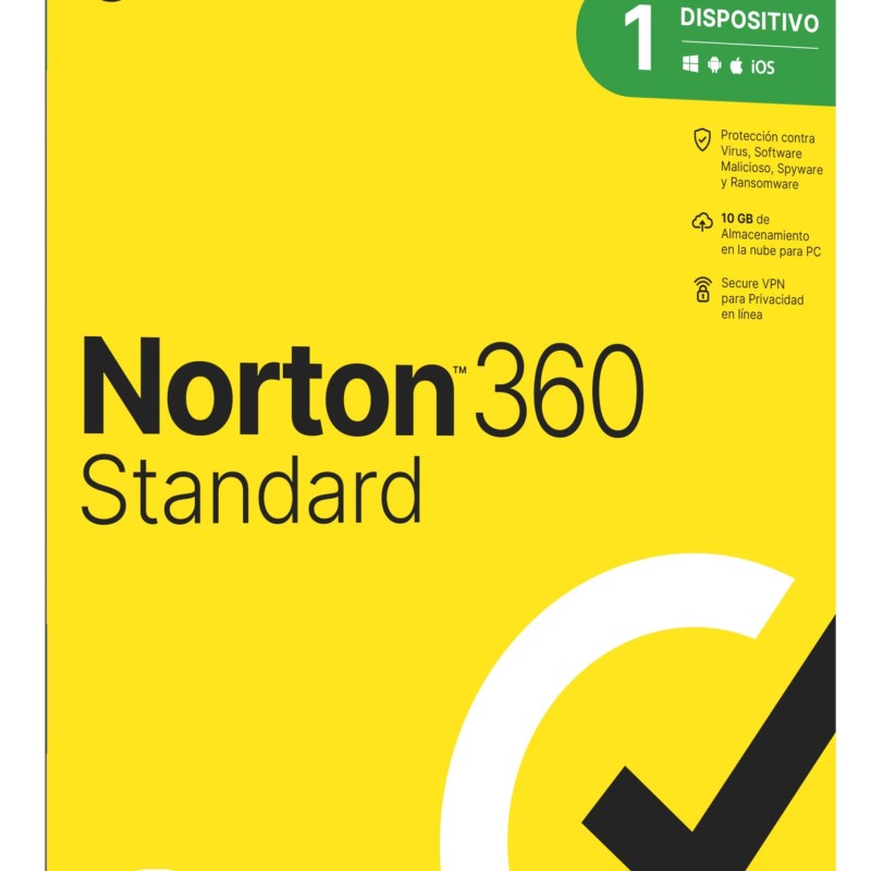 Antivirus Norton 360 Standard - 1 Dispositivo - 1 Año - 21404334