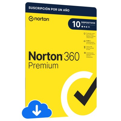 Antivirus Norton 360 Premium - 10 Dispositivos - 1 Año - 21404383 Antivirus Norton 360 Premium - 10 Dispositivos - 1 Año - 21404383
